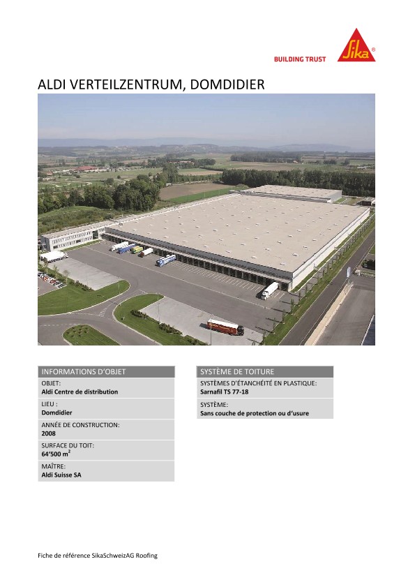 阿尔迪Verteilzentrum, Domdidier