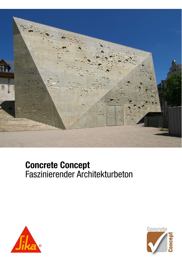 具体概念- Faszinierender Architekturbeton