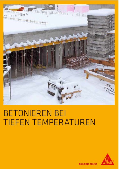 Betonieren bei tiefen温度