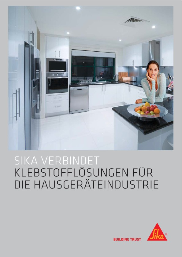 Sika verbindet  - KlebstofflösungenFüriehausgeräteindustrie