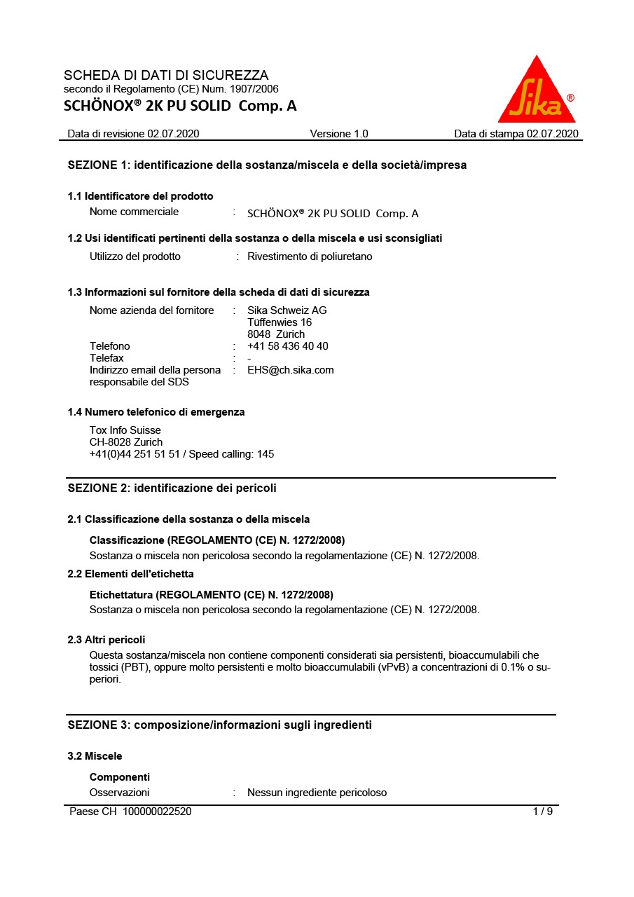 Schönox®2KPU固体（A）