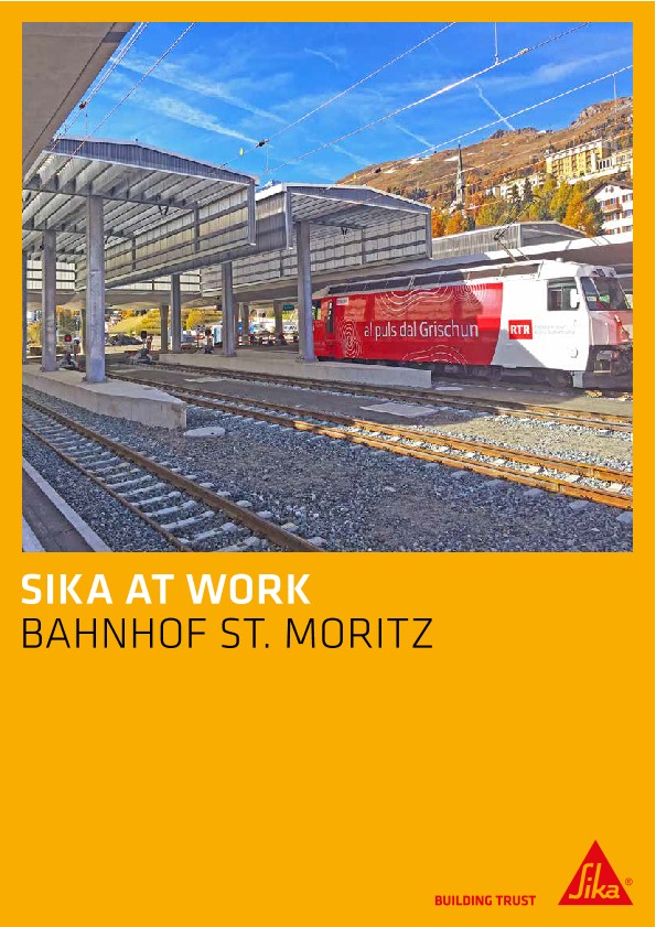 Bahnhof St. Moritz.