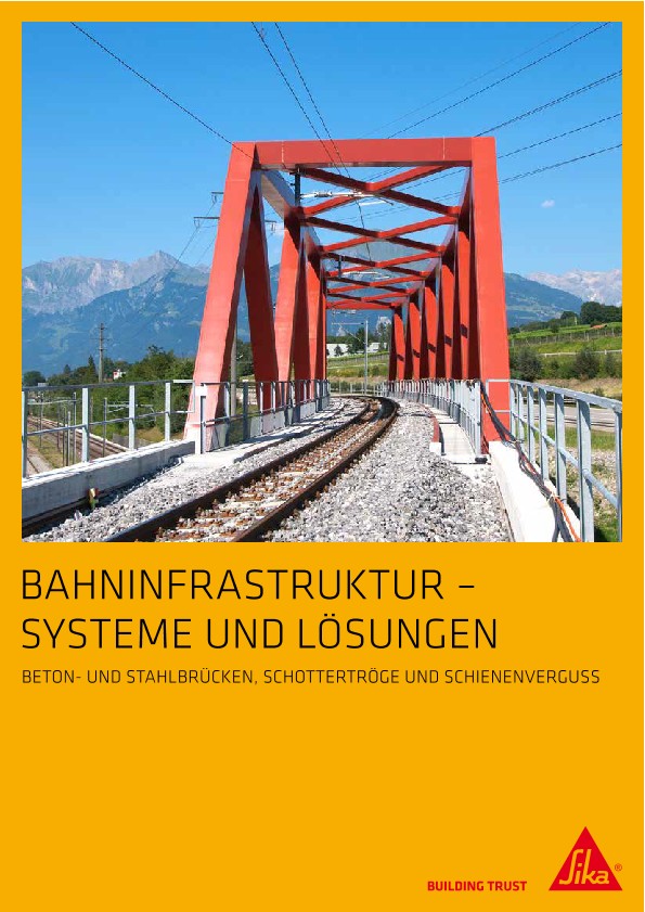 Bahninfrastuktur  -  Systemeundlösungen