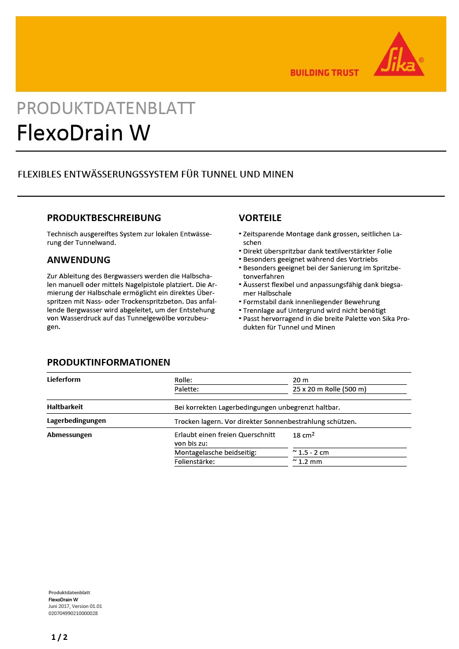 FlexoDrain W