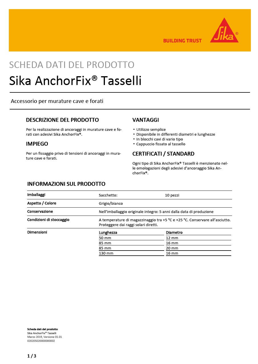 梅花鹿AnchorFix®Tasselli