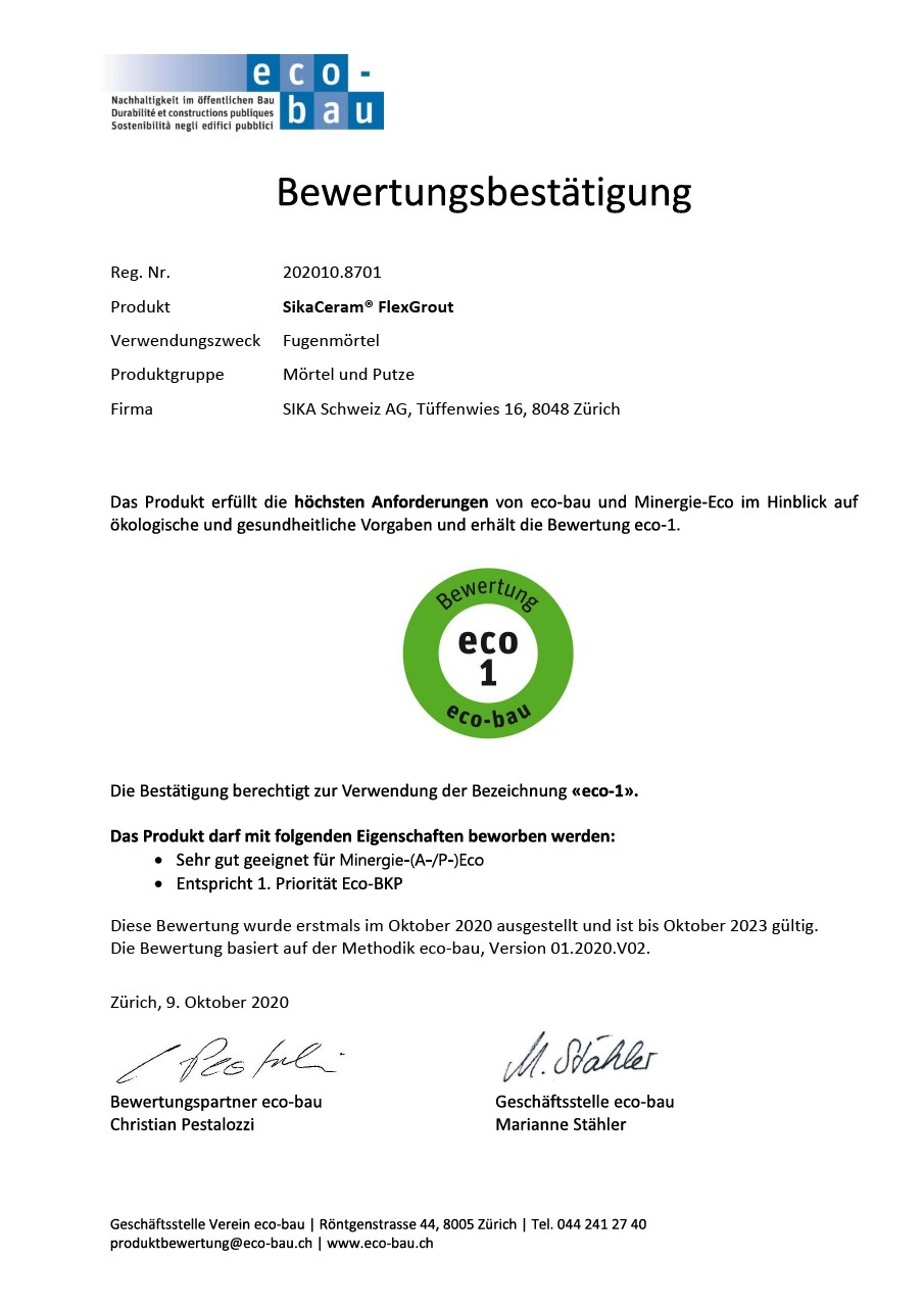 SikaCeram®FlexGrout