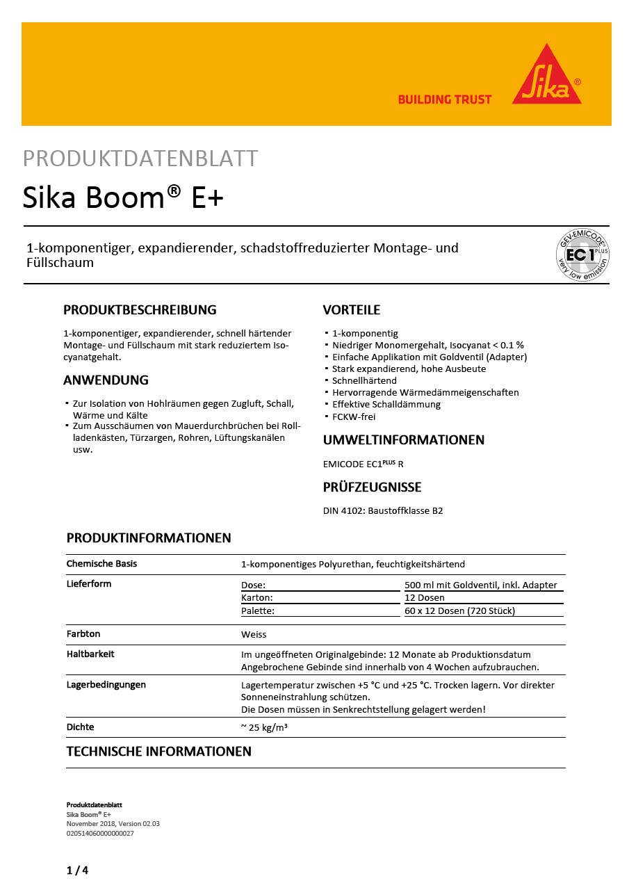 SikaBoom®E+