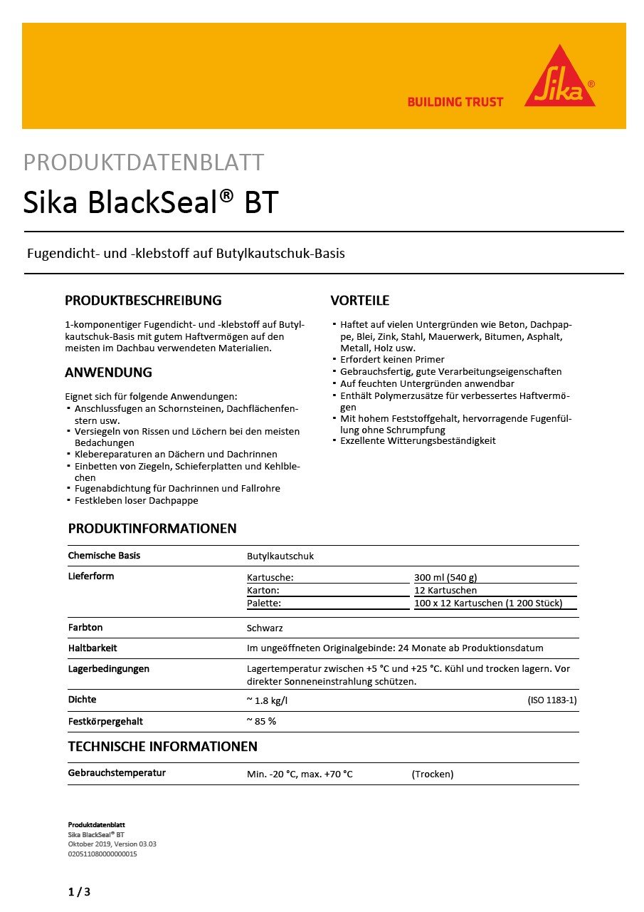 SikaBlackseal®Bt.