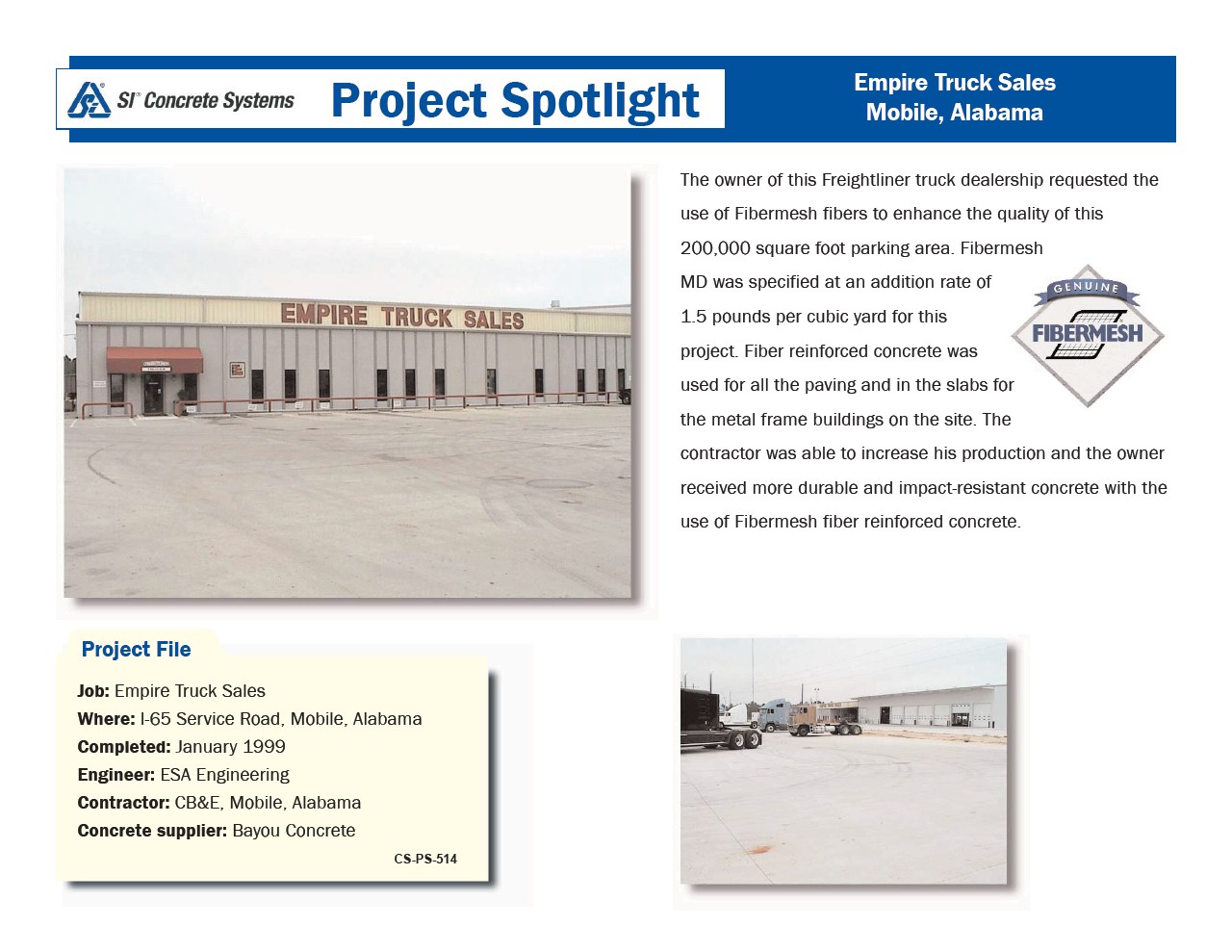 Fibermesh -帝国卡车销售经销商在美国