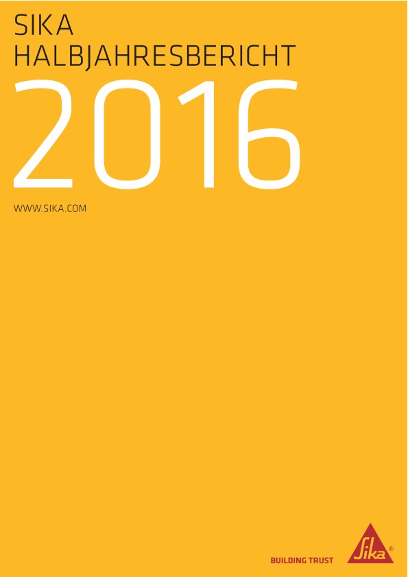 西卡Halbjahresbericht 2016