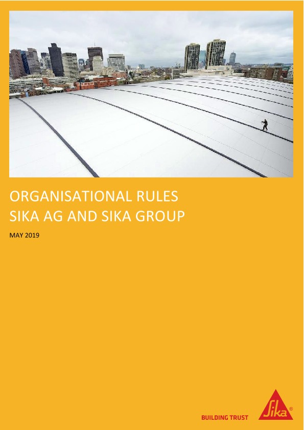 锡卡组织规则 -  2019年5月