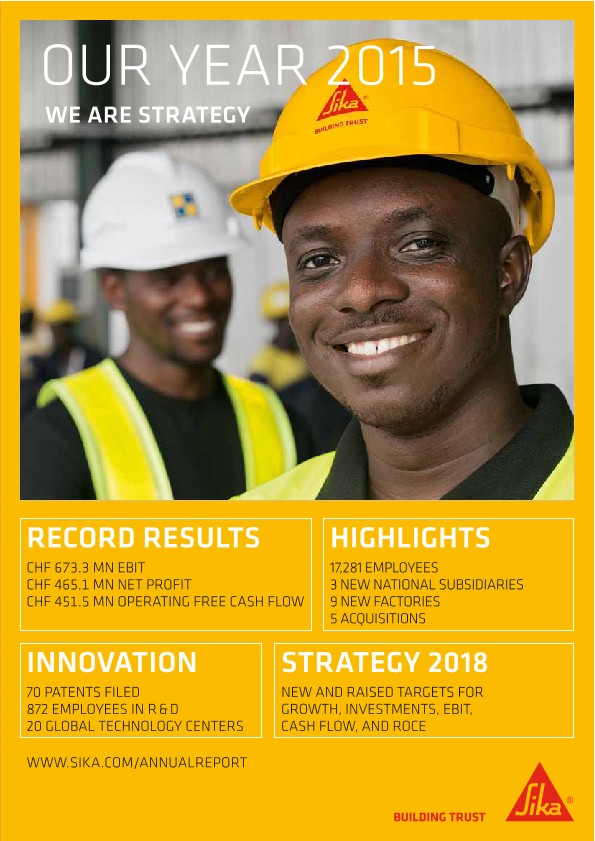 我们是战略 - 锡卡年度杂志2015年