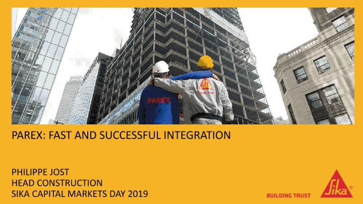 帕雷克斯:快速成功的整合