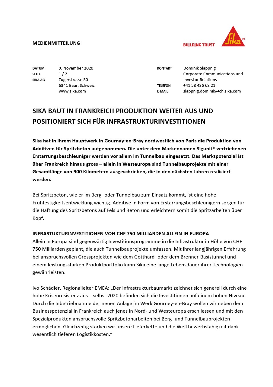 西卡·鲍特在德国生产weiter ausund定位等für基础设施调查