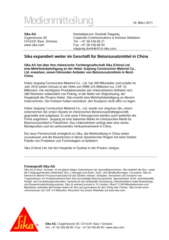 梅花莲扩张维特im Geschäft für Betonzusatzmittel在中国