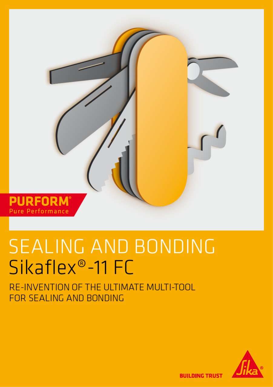 Sikaflex®-11 FCPurform® - 重新发明的终极多工具，用于密封和粘合