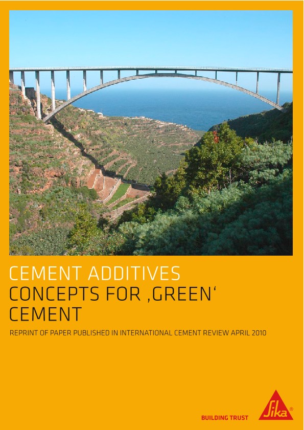 “绿色”水泥的概念