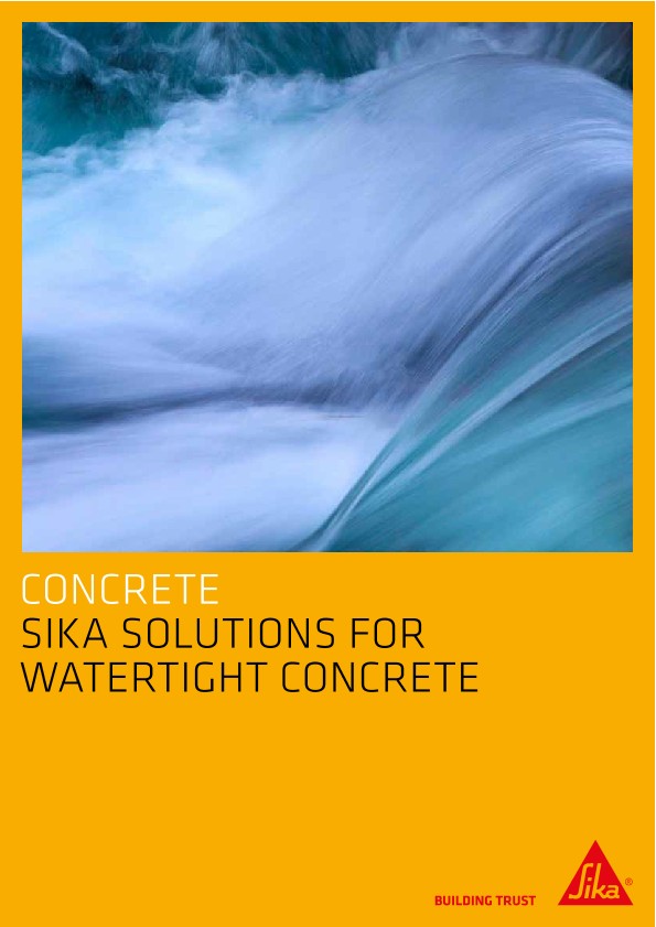 防水混凝土锡卡解决方案