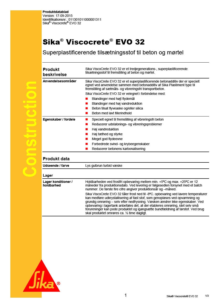 西卡®粘混凝土EVO 32