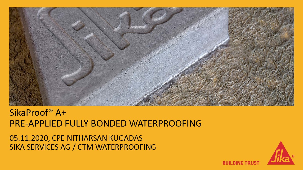 Prezentacija - SikaProof sustav hidroizolacije za podzemne dijelove građevina
