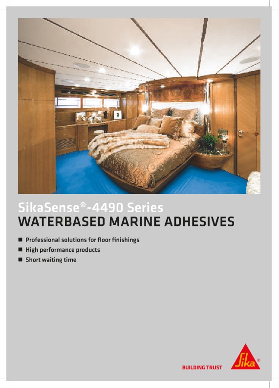 SikaSense®-4490系列——Waterbased海洋粘合剂