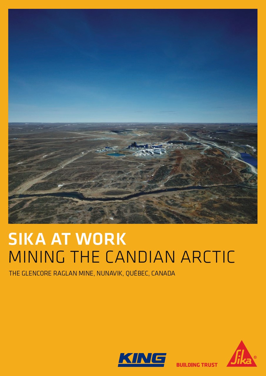 矿山加拿大北极 - 加拿大的Glencore Raglan Mine