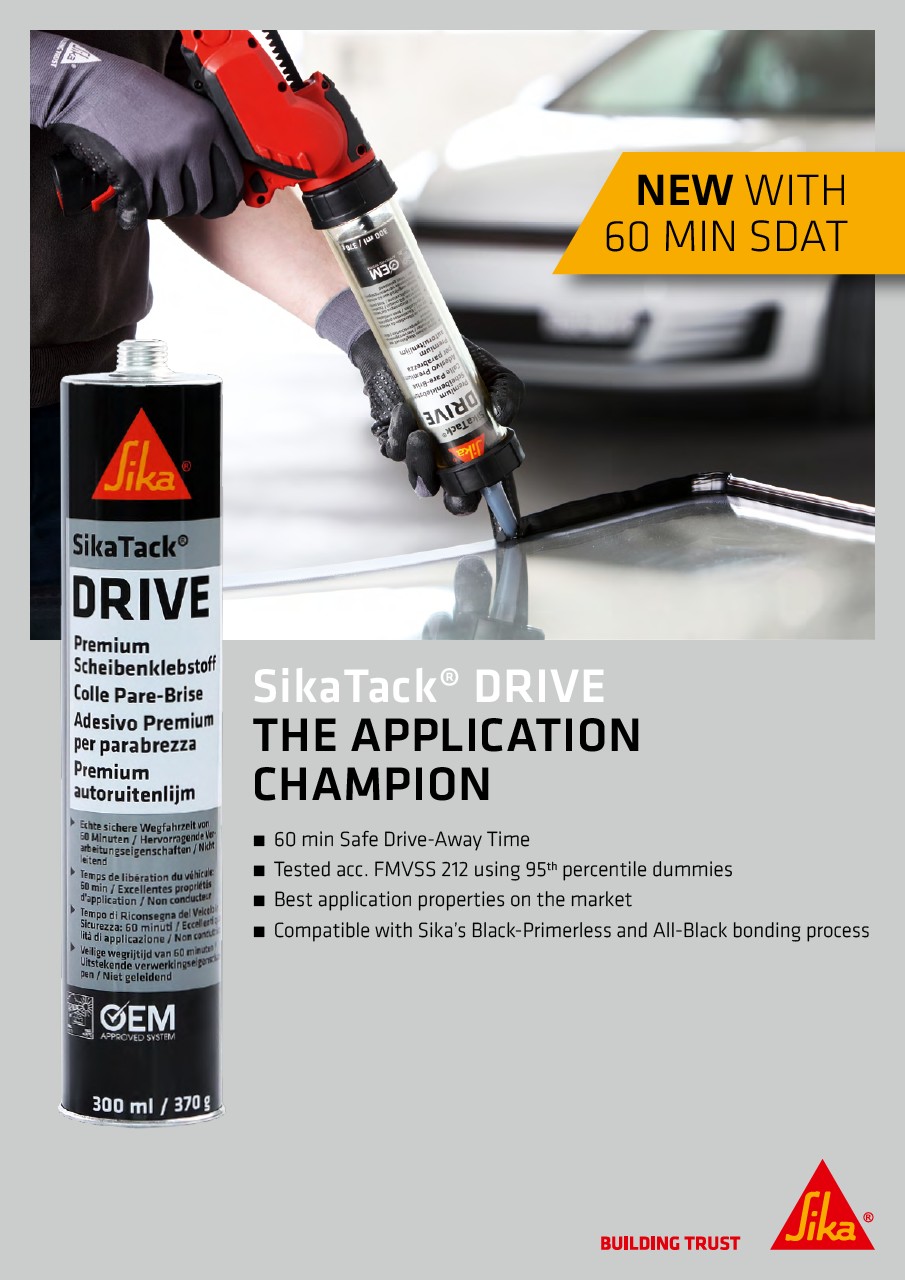 SikaTack®DRIVE -应用冠军