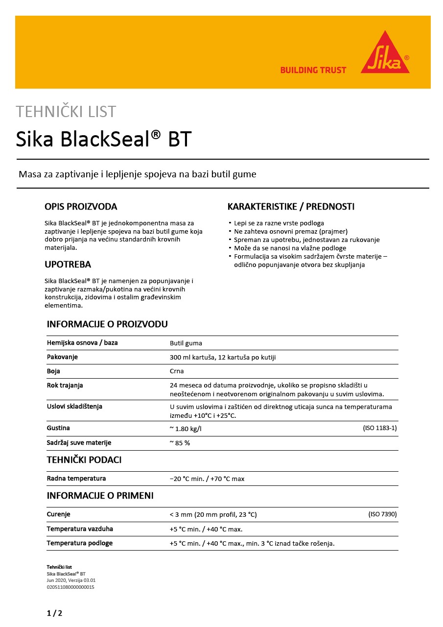 SikaBlackseal®Bt.