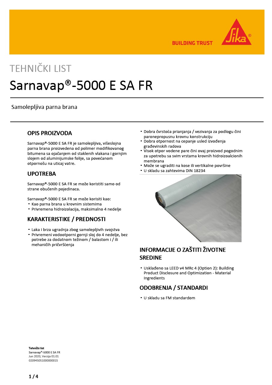 sarnavap®-5000 e sa fr
